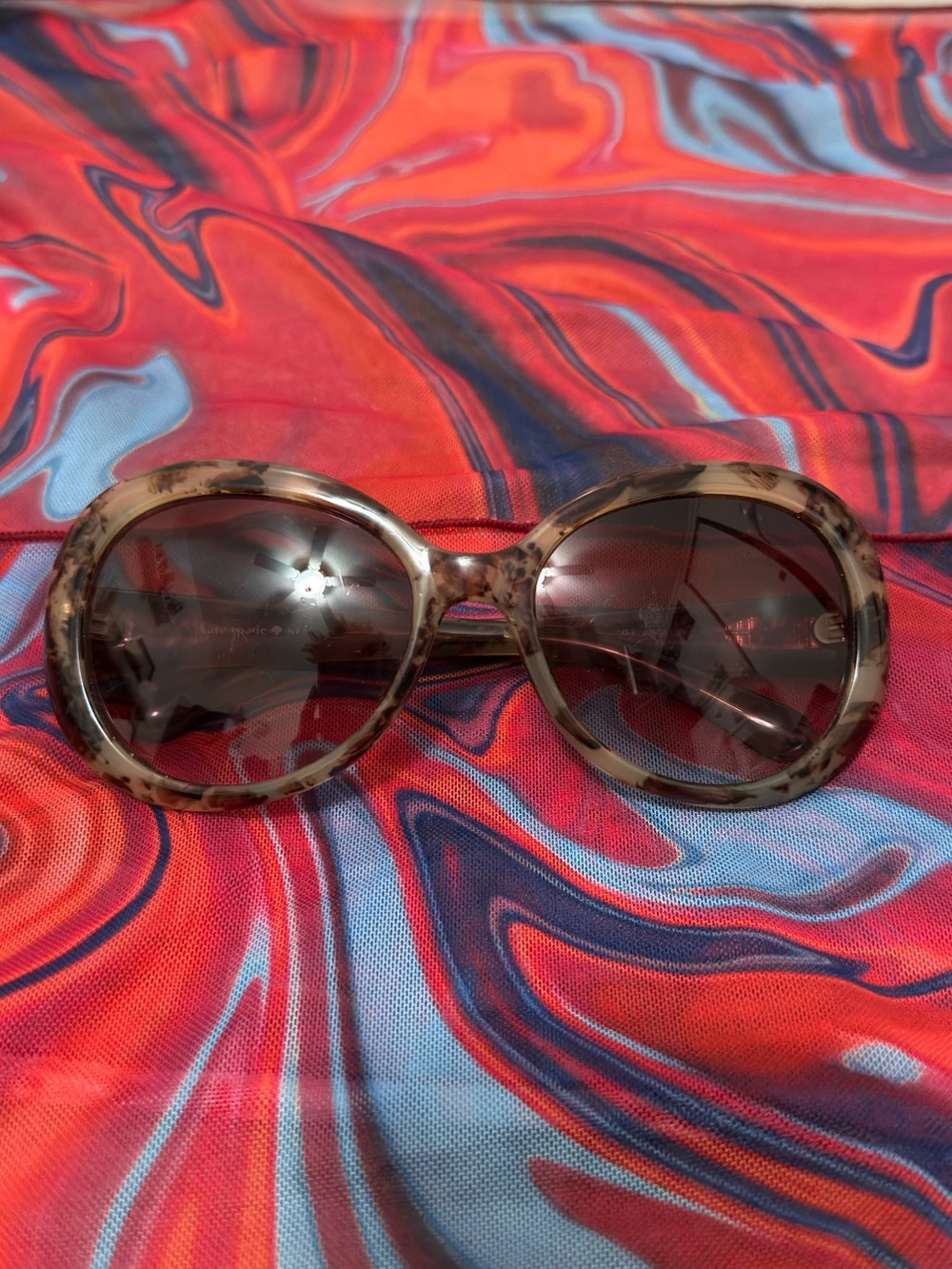 Kate Spade Vintage Designer Glasses Frames Black Oval Sunglasses